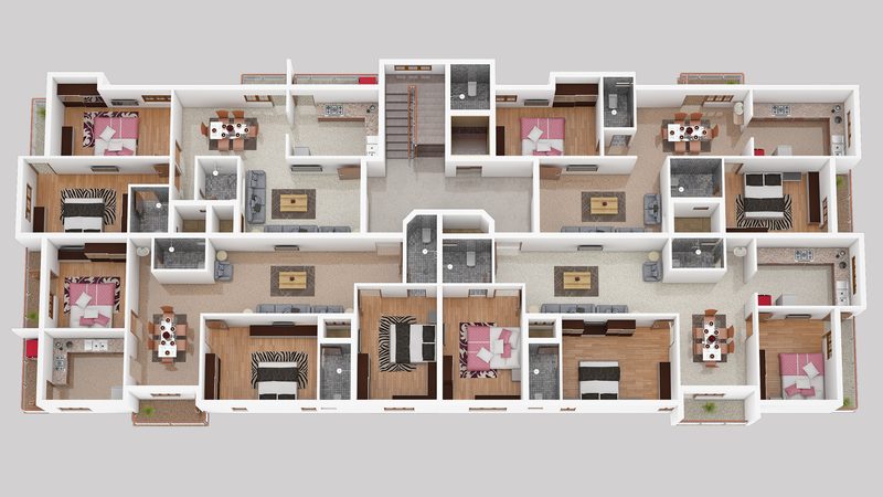 3D Layout — 3D Shadow