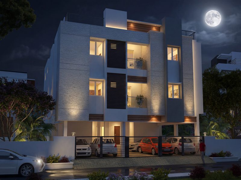 Apartment Render 04 — 3D Shadow