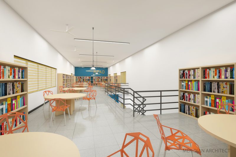 Home Library — 3D Shadow