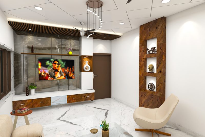 Living Lounge — 3D Shadow