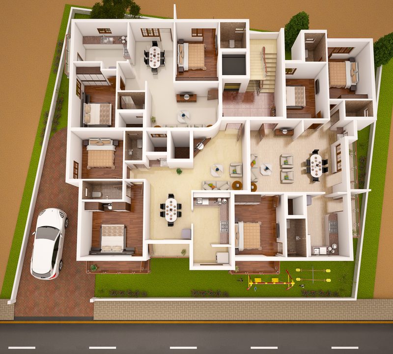 Udaya Nagar Plan — 3D Shadow