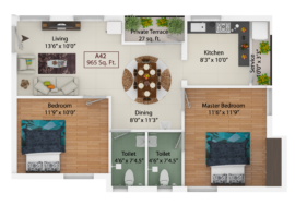 3D Floor Plans7 - 3D Shadow